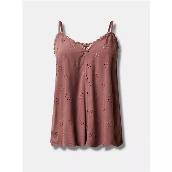 Torrid Eyelet Cami - Picture 2 of 6